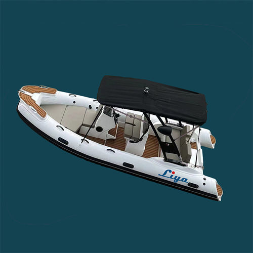 舷外充气艇 - HYP520 - Qingdao Lian Ya Boat Co.,Ltd. - 汽油 / 半硬式 / 中央控制台
