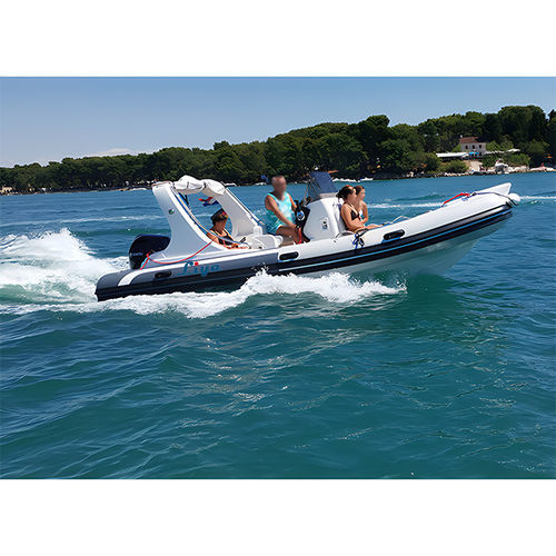 舷外充气艇 - LY430 - Qingdao Lian Ya Boat Co.,Ltd. - 汽油 / RIB / 侧边控制台