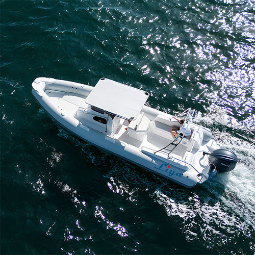 舷外充气艇 - HYP830 - Qingdao Lian Ya Boat Co.,Ltd. - 汽油 / 双引擎 / 半硬式