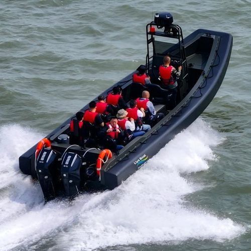 巡逻艇专业船 - HY830-Alu - Qingdao Lian Ya Boat Co.,Ltd. - 舷外 / 铝制 / 刚性船体