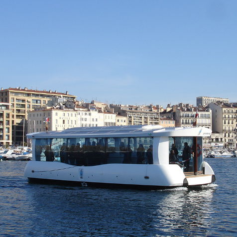 观光船专业船 - Ferryboat Marseille - Alternatives Energies - 双体船 / 电动