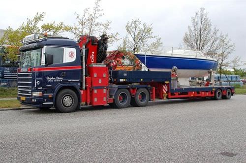 重型运输拖车 - MULTIFUNCTIONAL - Broshuis - 船用 / 低车身