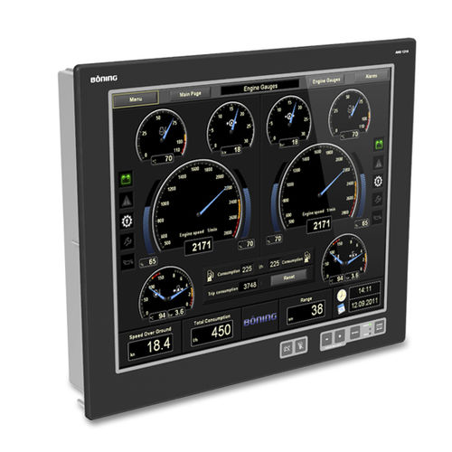 船舶平板电脑 - AHD 1219 F  - Böning Automationstechnologie GmbH & Co. KG - 用于游艇 / 嵌入式 / 触摸屏