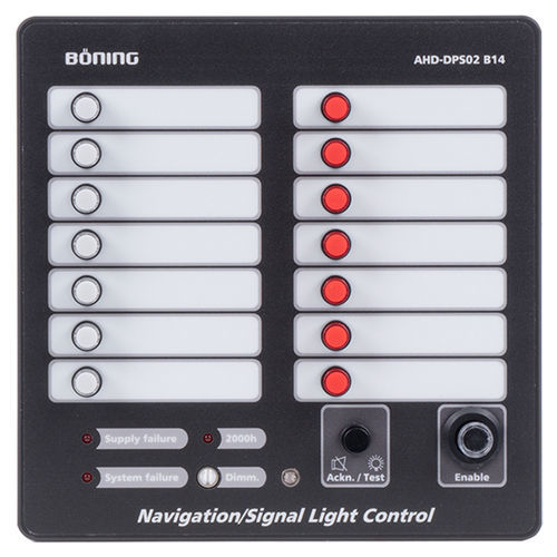 船舶监控操作面板 - AHD-DPS02 B14 - Böning Automationstechnologie GmbH & Co. KG - 用于游艇 / 带报警器