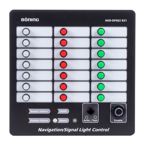 船舶监控操作面板 - AHD-DPS02 B21  - Böning Automationstechnologie GmbH & Co. KG - 用于游艇 / 报警