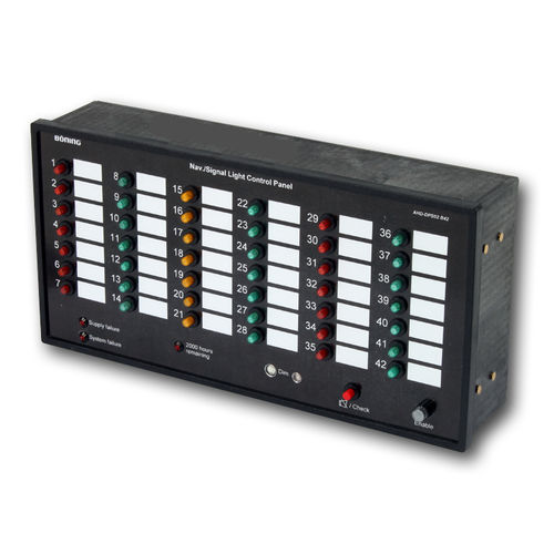 船舶监控操作面板 - AHD-DPS02 B42  - Böning Automationstechnologie GmbH & Co. KG - 用于游艇 / 报警