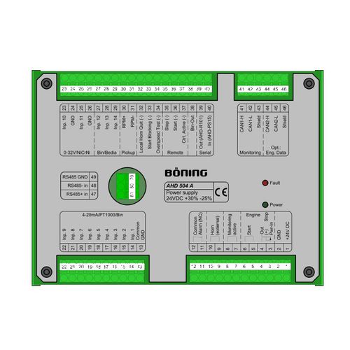 柴油推进发动机启停系统(游艇和船舶) - AHD 504 A - Böning Automationstechnologie GmbH & Co. KG