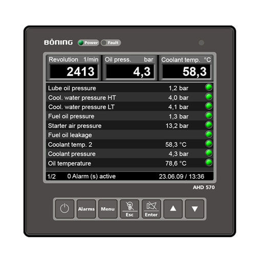 船舶显示器 - AHD 570 - Böning Automationstechnologie GmbH & Co. KG - 用于游艇 / 控制 / 可视化