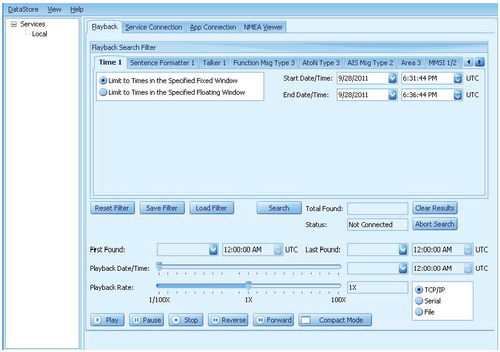 监控软件 - DataStore - CNS Systems AB - 追踪 / AIS / 船舶