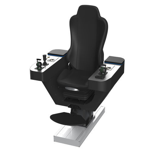 舵手椅 - COMMANDER XL  - Cleemann Chair-Systems - 船舶 / 带扶手 / 集成操控台