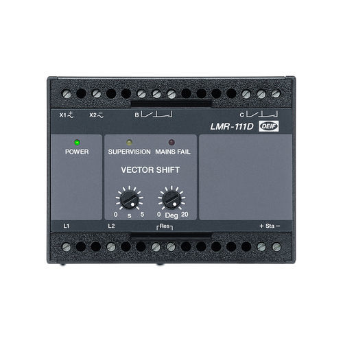 船用继电器 - LMR-111D - DEIF - 船舶 / 发电机组电压保护