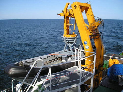 救生船用吊艇架 - D-NPS.SP - d-i davit international-hische GmbH - 船舶 / 液压