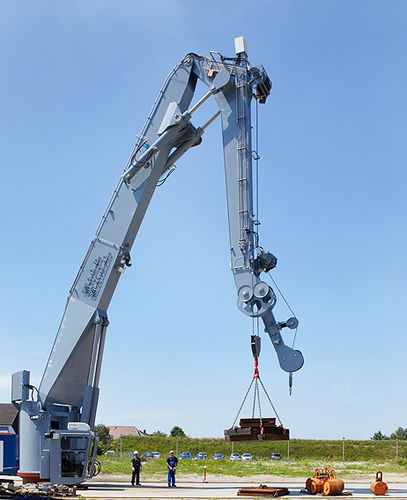 船舶起重机 - C-SH.K.240 - d-i davit international-hische GmbH - 折臂式 / 近海