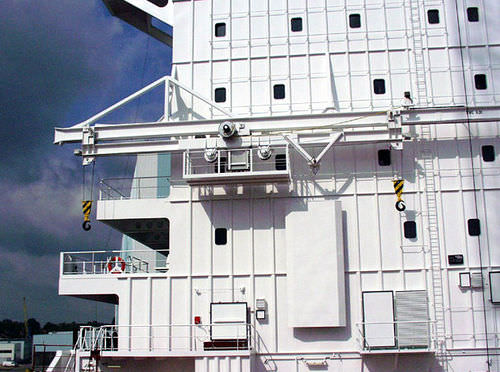 船舶起重机 - C-GEB.60 - d-i davit international-hische GmbH - 单轨式 / 龙门式 / 甲板