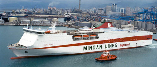 载车渡轮 - FESTOS PALACE - Fincantieri - Cantieri Navali Italiani