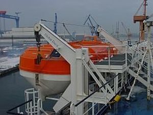 船舶吊艇架 - GS(L)P - GLOBAL DAVIT - 救生艇 / 重力式