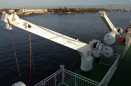 船舶吊艇架 - LMS.S - GLOBAL DAVIT - 救生筏用 / 手动