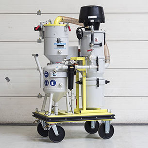 船坞喷砂机 - SSM 62-050 CE ATEX - Straaltechniek International - 移动式