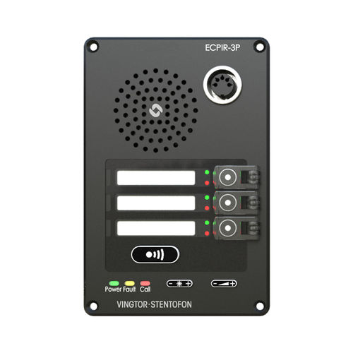 船用呼叫面板 - ECPIR-3P  - Zenitel Norway AS