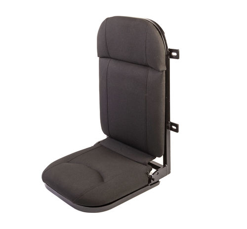 船用座椅 - Flip-up - SCOT SEAT KPM MARINE - 向下折叠 / 单人 / 黑色