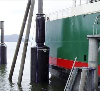 港口碰垫 - Marine Fenders International - 用于码头系缆桩 / 环形 / 气泡缝合