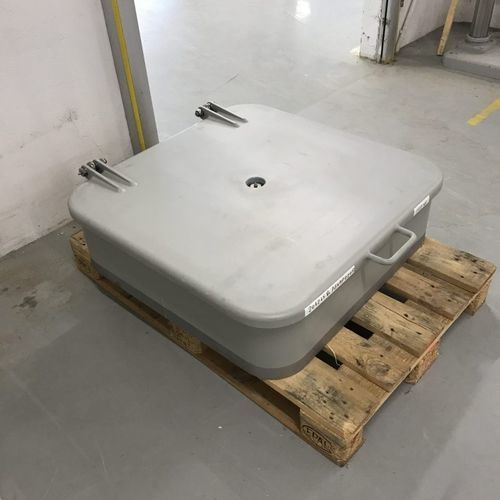 船舶甲板舱口 - WRH-S S3 - Libra-Plast AS - 正方形 / 开合式 / 单内部手柄