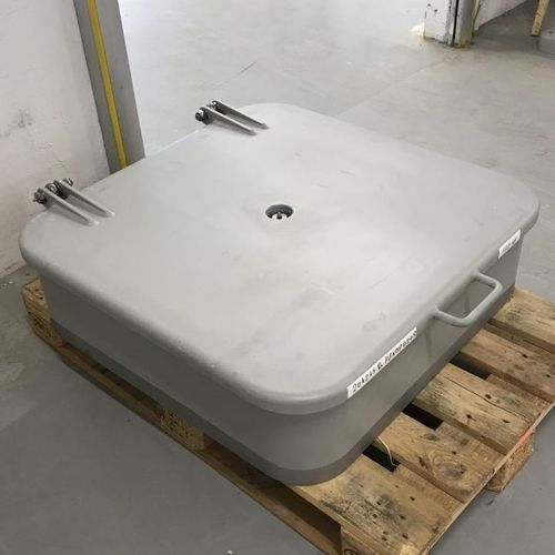 船舶甲板舱口 - WRH-S-A60 S3 - Libra-Plast AS - 正方形 / 开合式 / 密封