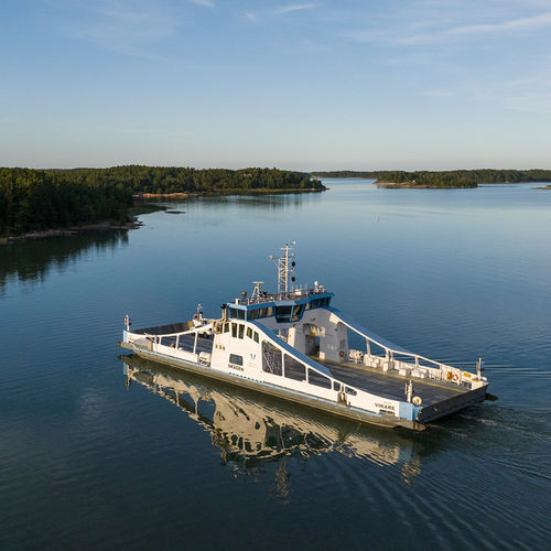 双体船载车渡轮 - Vikare & Nestori - UKI Workboat - 钢