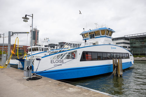双体船载人渡轮 - Eloise - UKI Workboat - 钢 / 混合动力