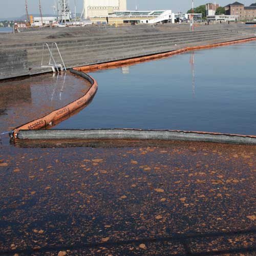 密闭拦油栅 - ECOSORB® SKIRTED - Markleen Terra - 吸收剂 / 用于港口