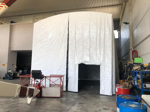 船坞喷砂柜 - AT002A - Yachtgarage