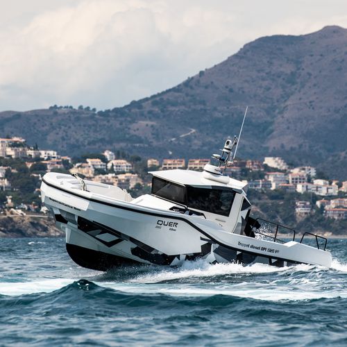 巡逻艇专业船 - Q 50 Explorer - QUER PROFESSIONAL BOATS - 舷内 / 纤维玻璃 / 碳纤