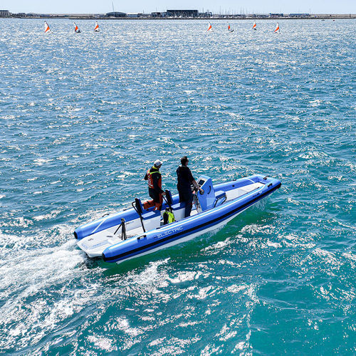 舷内充气艇 - PULSE 63 - RS Sailing France - 电动 / RIB / 中央控制台