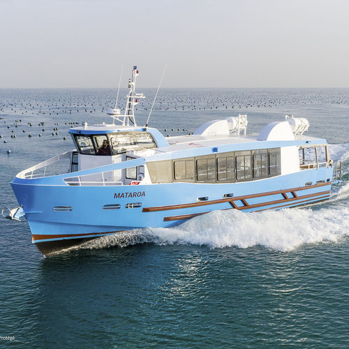 客船专业船 - H71 : 18m MATAROA - ODC MARINE - 舷内 / 油电混合动力 / 铝制