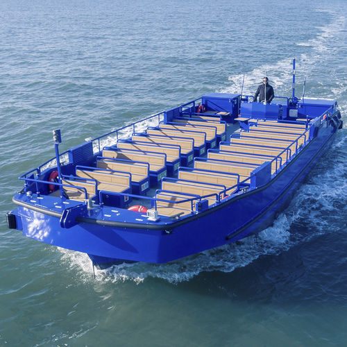 客船专业船 - H72 : 12m ECOCANAUXRAMA - ODC MARINE - 舷内 / 电动 / 铝制