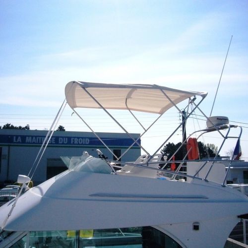 船用遮阳棚 - Antares 9.80 - TTOP Nautic - 飞桥游艇 / 不锈钢结构 / PVC