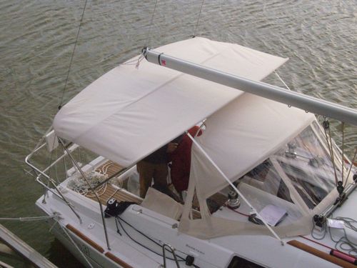 帆船遮阳棚 - Oceanis 31 - TTOP Nautic - 用于驾驶舱 / 用于操舵位置 / 不锈钢结构