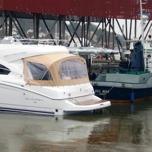 摩托艇驾驶台篷 - ant36-11-fa - TTOP Nautic - 用于Bénéteau