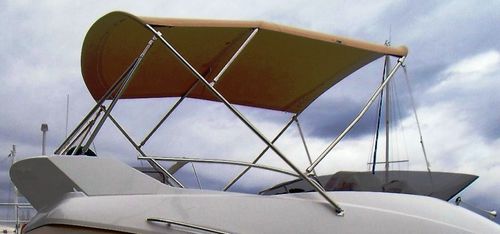 船用遮阳棚 - ant-30-fly-32-bi-de-fly - TTOP Nautic - 飞桥游艇 / 不锈钢结构 / PVC