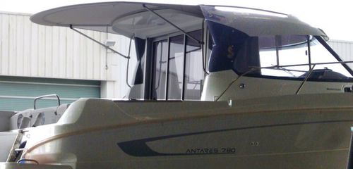 船用敞篷顶篷 - Antares 7.80 - TTOP Nautic - 用于驾驶舱 / 铝合金框架 / PVC