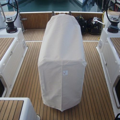帆船防护罩 - Sun Odyssey 410 - TTOP Nautic - 驾驶舱台 / PVC / 灰色