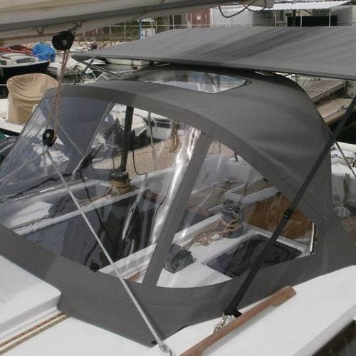 帆船敞篷顶篷 - Dufour 310-350 - TTOP Nautic - 用于驾驶舱 / 不锈钢结构 / 蓝色