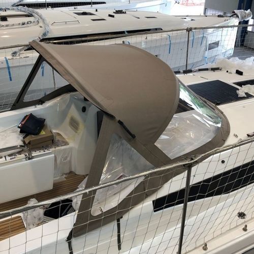帆船敞篷顶篷 - Sun Odyssey 380 - Distribution Version - TTOP Nautic - 用于驾驶舱 / 铝合金框架 / 不锈钢结构