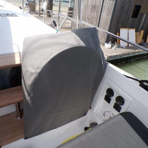 船用防护罩 - Nautitech 44 Open - TTOP Nautic - 控制台 / PVC / 灰色
