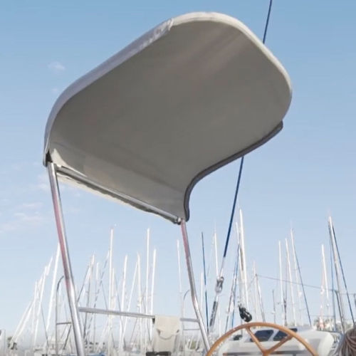 船用遮阳棚 - Tribord Excess 11 - TTOP Nautic - 用于双体船 / 用于驾驶舱 / 不锈钢结构