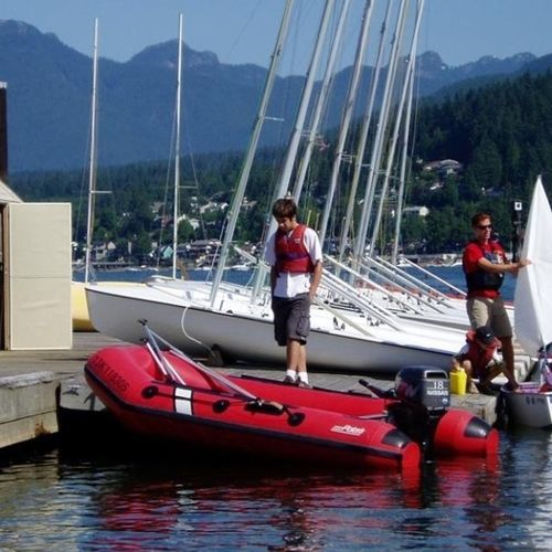 舷外充气艇 - 12'6 - Polaris boat - 半硬式 / 开放式 / 铝制