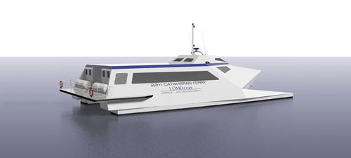 双体船载人渡轮 - Wavepiercer  - LOMOcean Design - 高速