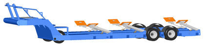 公路拖车 - H20S  - Brownell Trailers LLC. / ROK Boat Stands - 重型运输 / 船用 / 液压