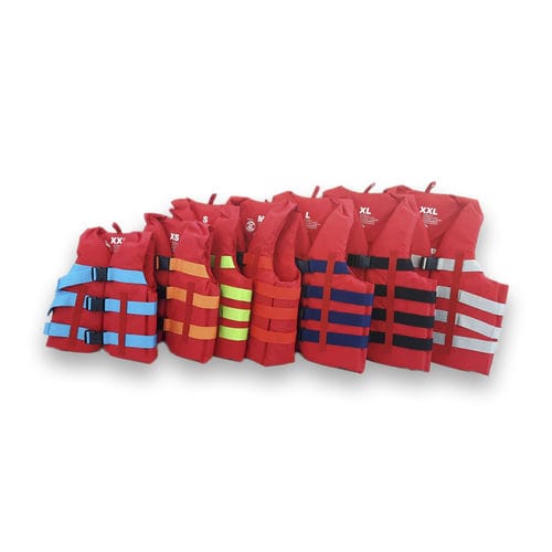 水上运动浮力背心 - Watersports Jackets Red-Yellow - Commercial Towables - 男式 / 泡沫材料