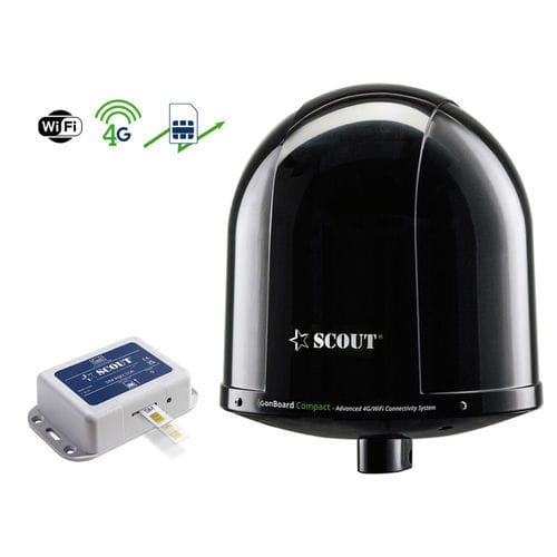 无线电天线 - 4G onBoard Compact Black - Scout S.r.l. - 互联网 / WiFi / 4G